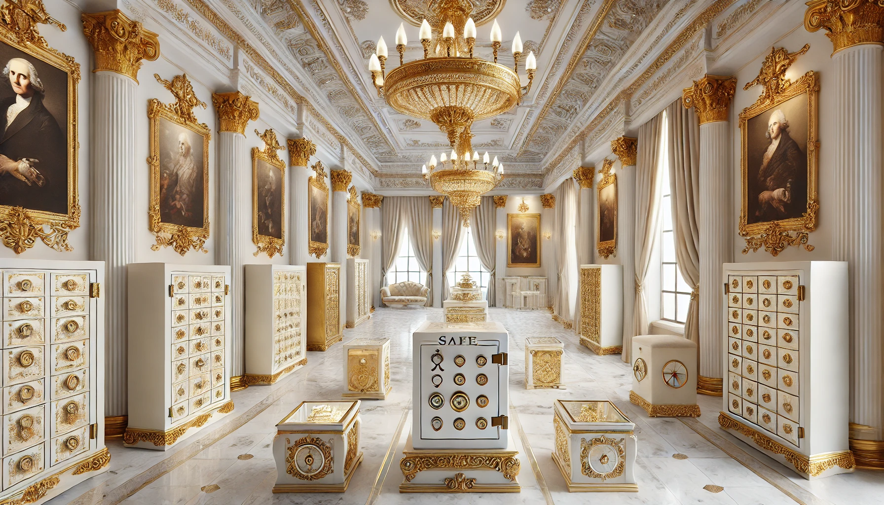 Lưu trữ tiền mặt lớn, hợp đồng, tài liệu kế toán, dữ liệu khách hàng.